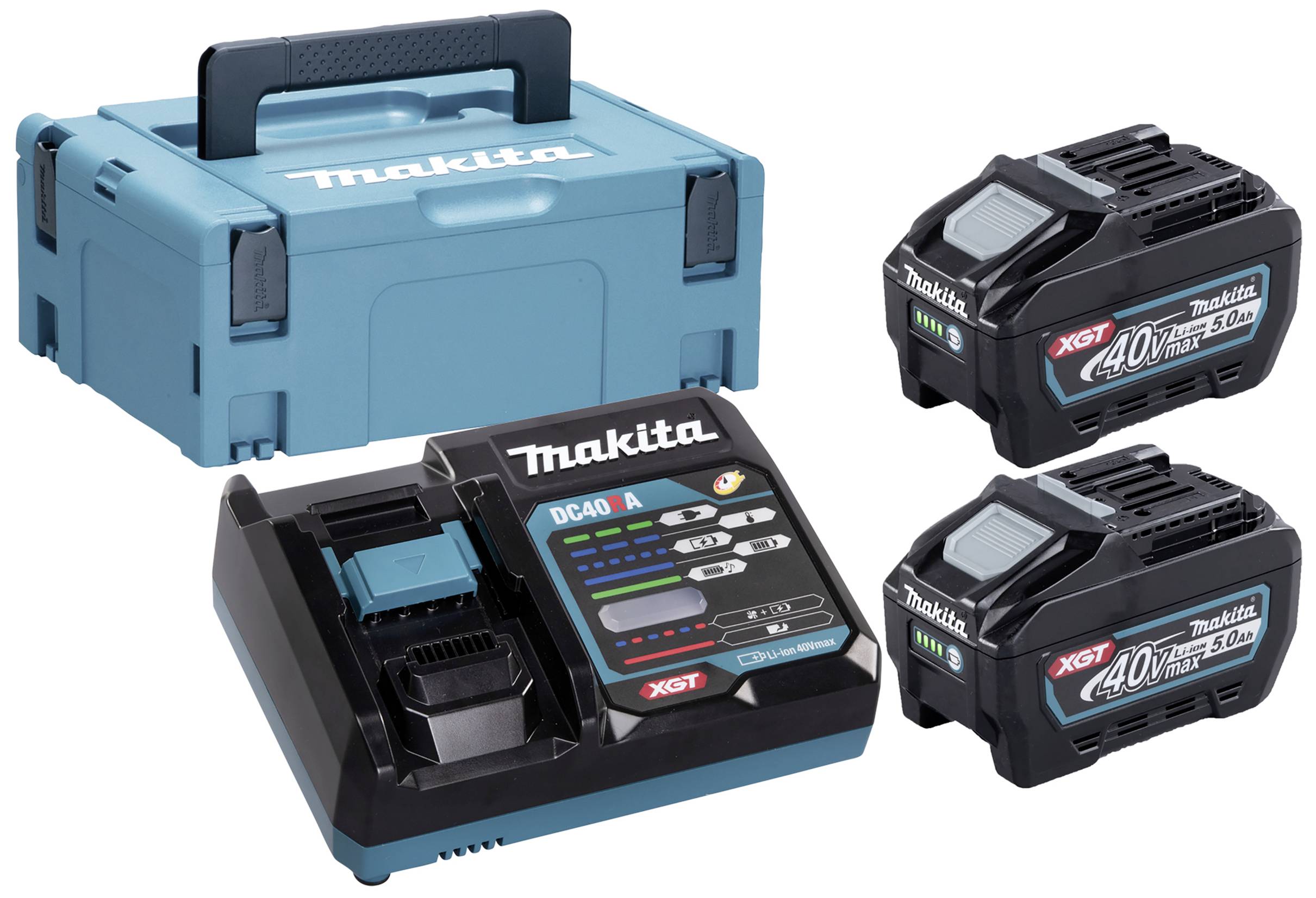 MAKITA 191V35-5 - Power Source-Kit passend für XGT-Geräte (40V XGT Li-Ionen | bestehend aus 2x BL405