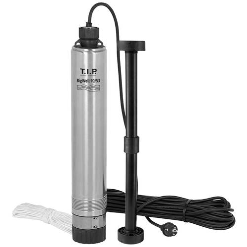 Thumbnail - T.I.P. - Technische Industrie Produkte BigWell 90/53 30083 Tiefbrunnenpumpe mehrstufig, mit Schutzkontaktstecker 5400 l/...