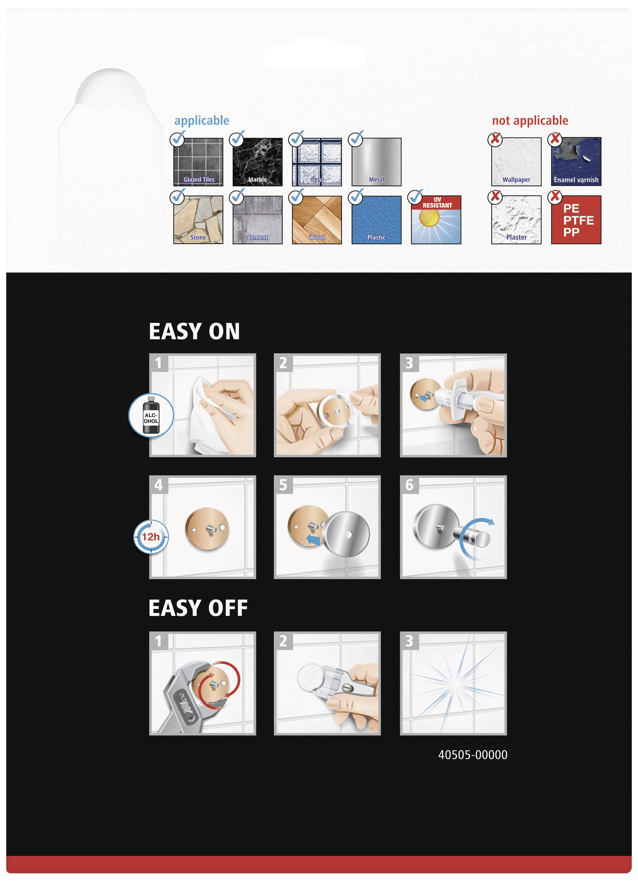 TESA - ALUXX BLACK - Aluminium - Schwarz - Wand-montiert - Duschkorb - 207 mm - 202 mm-4