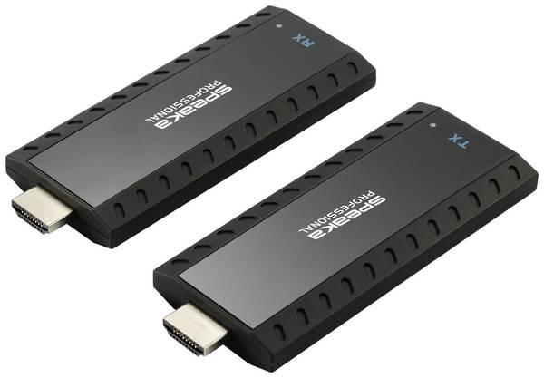 SpeaKa Professional  HDMI® HDMI-Funkübertragung (Set) über Heimnetzwerk (IP-basiert) 30 m