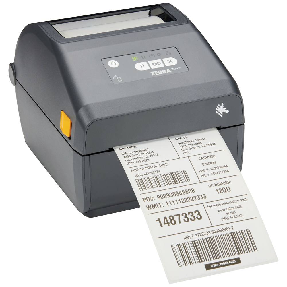 Zebra ZD421 Labelprinter Thermisch 203 x 203 dpi Etikettenbreedte (max.): 104 mm Bluetooth, LAN