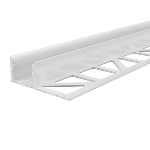Deko Light 975365 EL-03-12 Fliesen-Profil Aluminium (B x H x T) 14 x 40 x 2500 mm 2.50 m