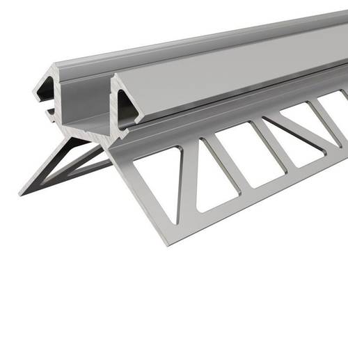 Deko Light 975381 EV-02-12 Fliesen-Profil Aluminium (B x H x T) 45 x 45 x 2500 mm 2.50 m