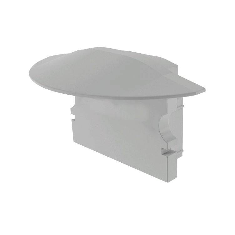 Deko Light 978651 F-ET-02-15 Endkappen-Set Kunststoff (B x H x T) 16 x 16.50 x 30 mm 1 St.