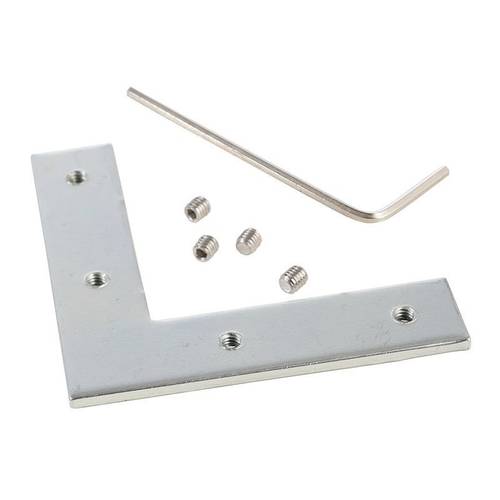 Deko Light 987027 Nutenstein / Eckverbinder 90° Eckverbinder Metall (B x H) 12 mm x 2 mm 1 St.