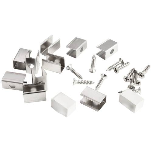 Deko Light 930530 Montageset für D Flex Line 6,5 x 12,0 mm Montageset Edelstahl 1 St.