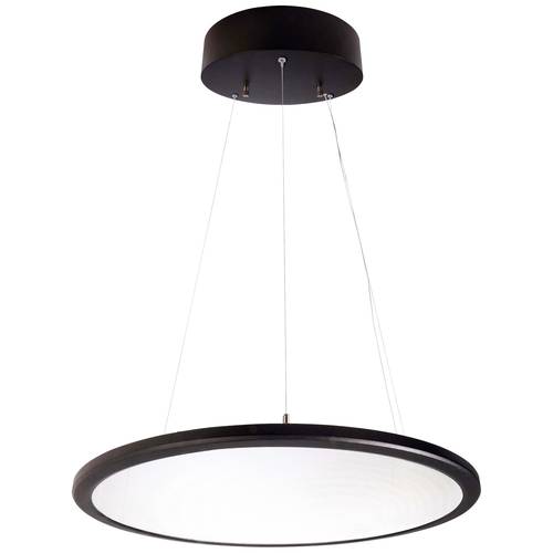 Thumbnail - Deko Light 342092 LED Panel transparent rund Pendelleuchte EEK: E (A - G) LED LED fest eingebaut 53.70 W Tiefschwarz (RA...