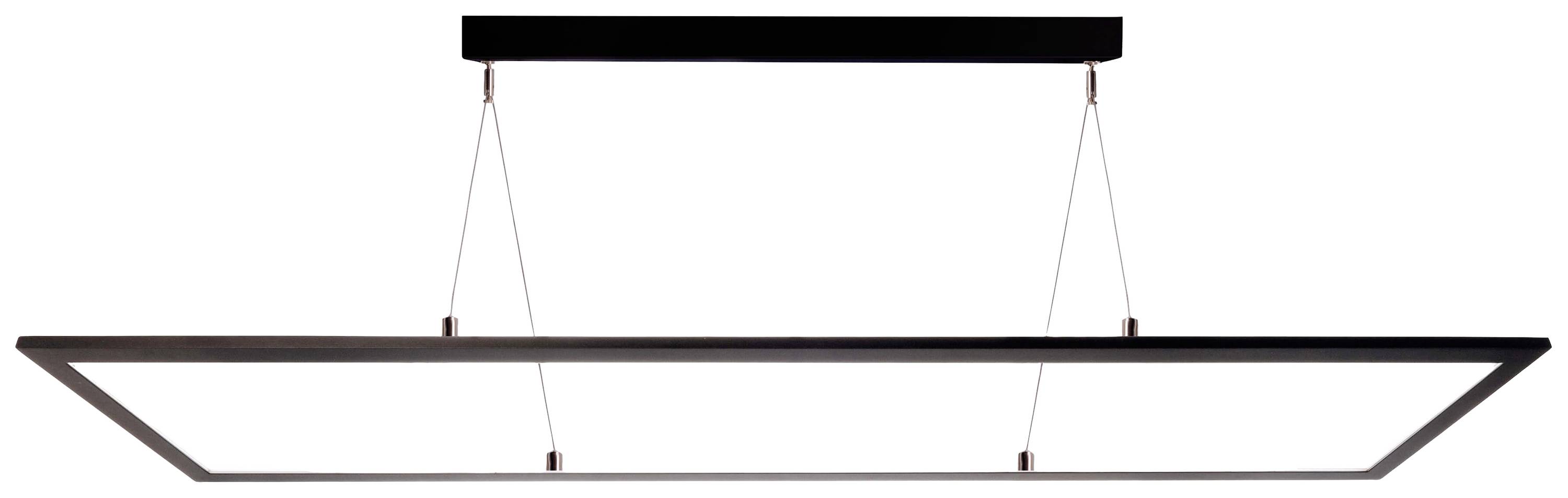 DEKO-LIGHT Deko Light 342219 LED Panel transparent, eckig, 50 W, 3000/4000 K, Schwarz Pendelleuchte