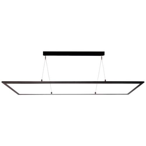 Deko Light 342219 LED Panel transparent, eckig, 50 W, 3000/4000 K, Schwarz Pendelleuchte EEK: E (A - G) LED LED fest ein...