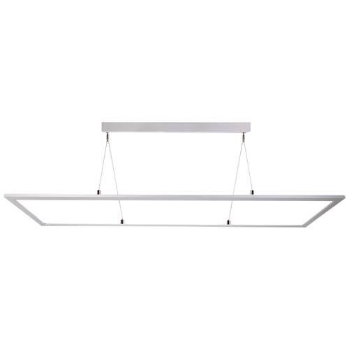 Thumbnail - Deko Light 342220 LED Panel transparent, eckig, 50 W, 3000/4000 K, Silber Pendelleuchte EEK: E (A - G) LED LED fest eing...
