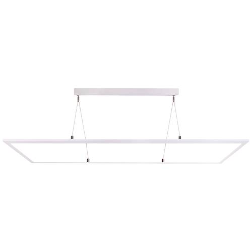 Deko Light 342221 LED Panel transparent, eckig, 50 W, 3000/4000 K, Weiß Pendelleuchte EEK: E (A - G) LED LED fest eingeb...