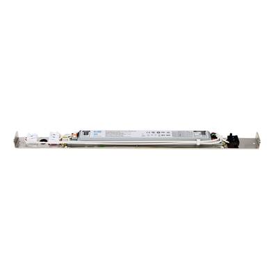 Ein elektrisches Gerät mit rechteckigem Gehäuse, mehreren Kabeln und Anschlüssen. Es scheint eine Art Transformator oder Stromversorgungsmodul zu sein.