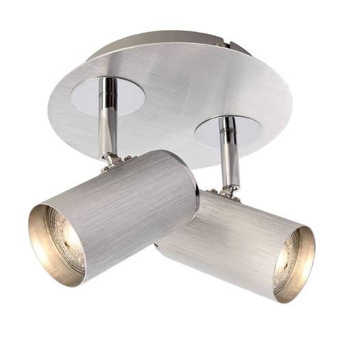 Deko Light Indi II Deckenaufbauleuchte GU10 50 W Silber