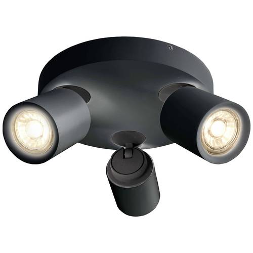 Deko Light Librae Round III Deckenaufbauleuchte GU10 50 W Tiefschwarz (RAL 9005)