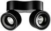 Deko Light Uni II Double Deckenaufbauleuchte LED LED fest eingebaut 20 W EEK: G (A - G) Warmweiß Tiefschwarz (RAL 9005)