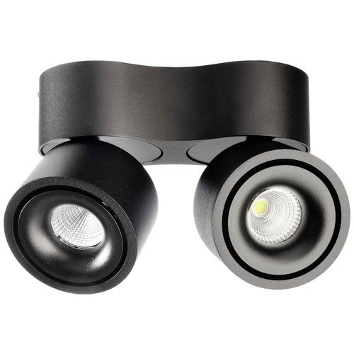 Deko Light Uni II Mini Deckenaufbauleuchte LED fest eingebaut 15 W EEK: G (A - G) Warmweiß Tiefschwarz (RAL 9005)