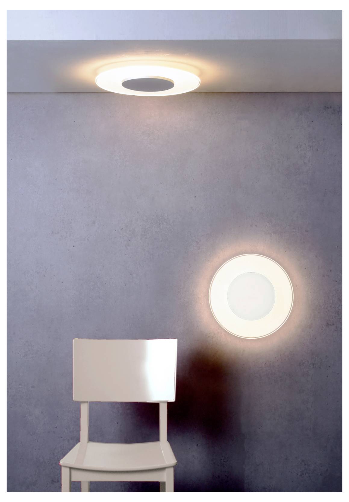 Deko Light Zaniah Deckenaufbauleuchte LED LED fest eingebaut 18 W EEK: G (A - G) Warmweiß Weiß-4