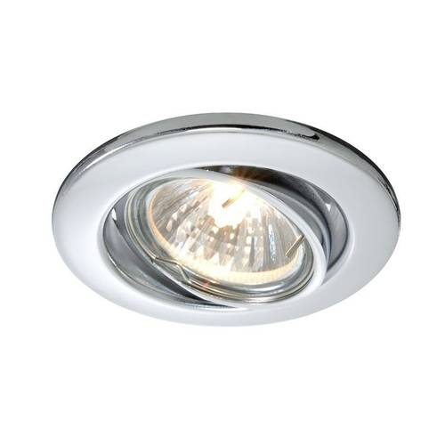Deko Light Einauring 89 GU10 110033 Deckeneinbauring LED, Halogen GU10 35 W Silber