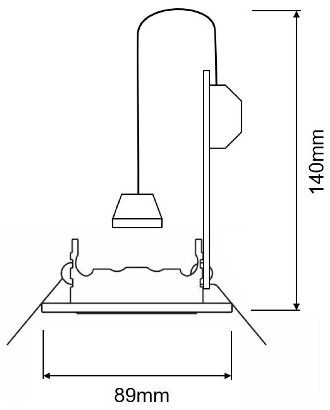 Deko Light Einauring 89 GU10 110035 Deckeneinbauring LED, Halogen GU10 35 W Weiß-2