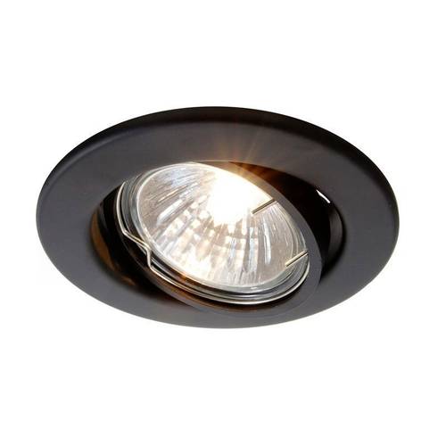 Deko Light Einauring 89 GU10 110037 Deckeneinbauring LED, Halogen GU10 35 W Signal-Schwarz