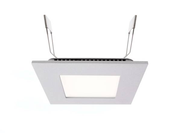 Deko Light 565155 LED Panel Square 8 LED-Einbauleuchte  EEK: G (A - G) LED LED fest eingebaut 7 W Perlhellgrau (RAL 9022)