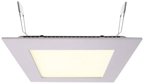 Deko Light 565157 LED Panel Square 15 LED-Einbauleuchte  EEK: G (A - G) SMD LED LED fest eingebaut 13 W Perlhellgrau (RAL 9022)