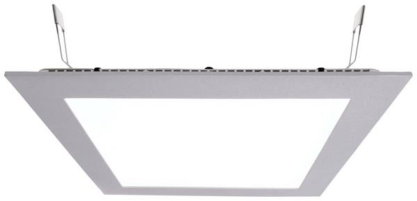 Deko Light 565163 LED Panel Square 20 LED-Einbauleuchte  EEK: G (A - G) SMD LED LED fest eingebaut 16 W Perlhellgrau (RAL 9022)