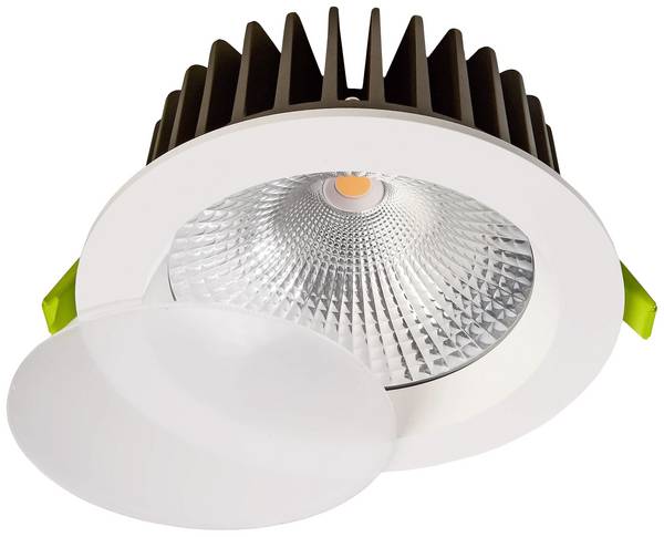 Deko Light 565181 COB 130 LED-Einbauleuchte EEK: G (A - G) COB LED LED fest eingebaut 18.50 W Verkehrsweiß (RAL 9016)