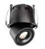 Deko Light 565354 Uni II Mini LED-Einbauleuchte EEK: G (A - G) COB LED LED fest eingebaut 9 W Schwarz