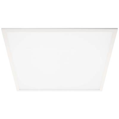 Ein quadratisches LED-Panel mit schlichtem, rahmenlosem Design. Eignet sich für moderne Deckenbeleuchtung in Innenräumen.