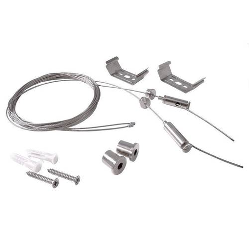 Deko Light 930071 Seilabhängung Silber-Grau