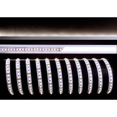 LED-Lichtstreifen in verschiedenen gekrümmten Formen auf schwarzem Hintergrund, zeigen Flexibilität und Leuchtkraft der Streifen.
