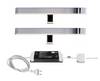 Deko Light Spiegel Line II 2er Bundle Aufbauleuchte LED LED fest eingebaut 12 W EEK: G (A - G) Warmweiß Silber