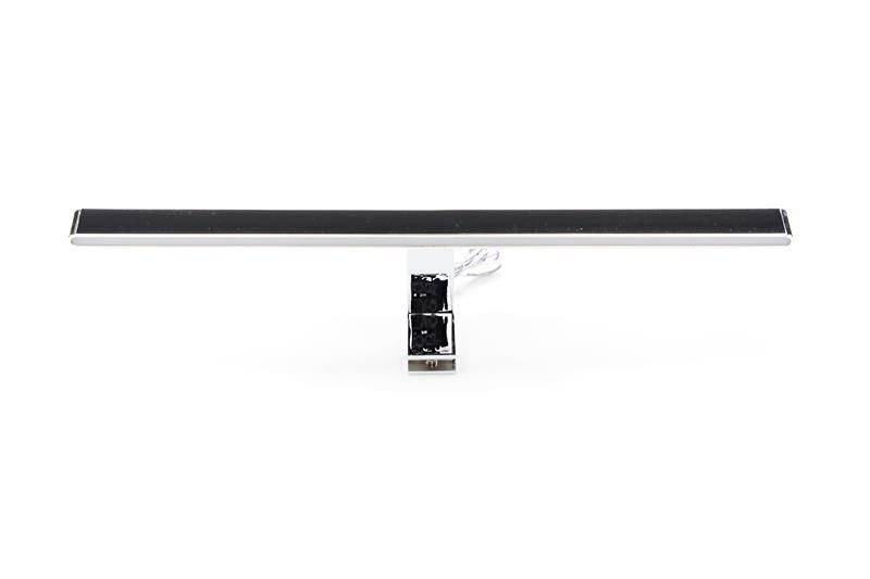 Ein länglicher schwarzer Sensorstab mit einer Halterung an der Unterseite, wahrscheinlich ein technisches Gerät oder Sensor.