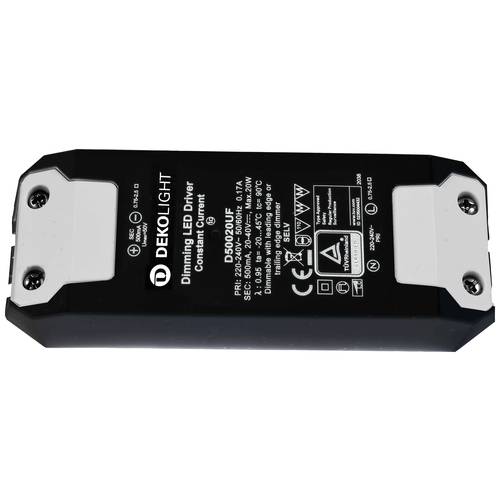 Deko Light BASIC, DIM, CC LED-Treiber Konstantstrom 20 W 0.50 A 20 - 40 V/DC 1 St.