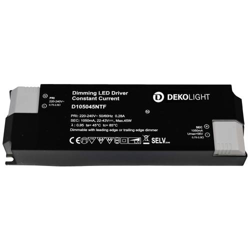 Deko Light BASIC, DIM, CC LED-Treiber Konstantstrom 45 W 1.05 A 22 - 43 V/DC 1 St.
