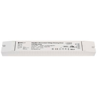 'LED-Modul-Treiber, DALI, 60-10V, Konstantspannung, dimmbar, Modell LC97SAD-M1H2V, Eingangs- und Ausgangsspezifikationen aufgedruckt.'