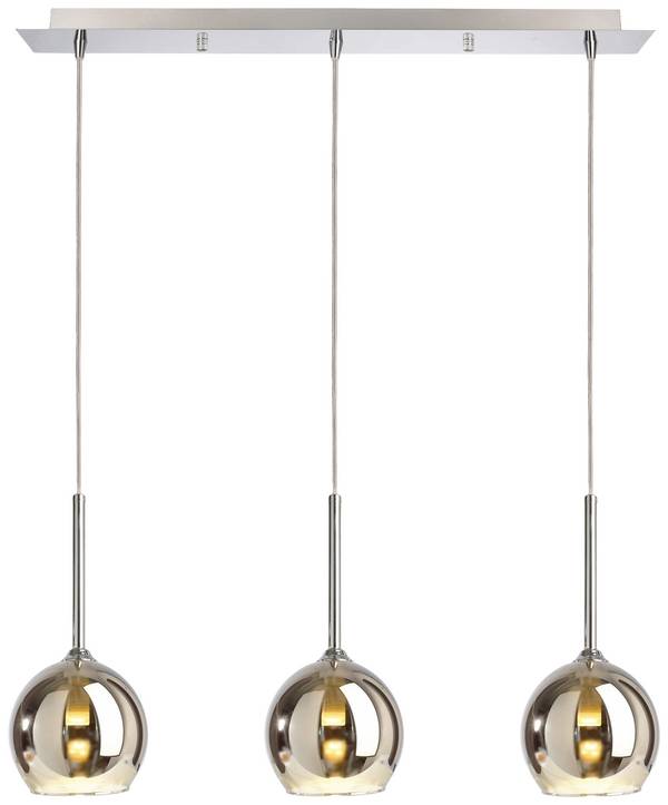 Deko Light Bunda 342115 Pendelleuchte LED, Halogen G9  28 W Silber