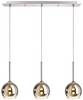 Deko Light Bunda 342115 Pendelleuchte LED, Halogen G9 28 W Silber