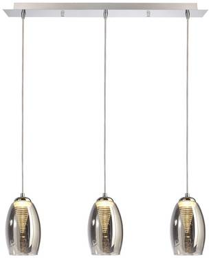 Deko Light Electra 342117 Pendelleuchte LED LED fest eingebaut EEK: G (A - G) 16.50 W Silber