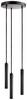 Deko Light Slim Pendelleuchte 3phasig LED fest eingebaut 15 W LED EEK: E (A - G) Tiefschwarz (RAL 9005)