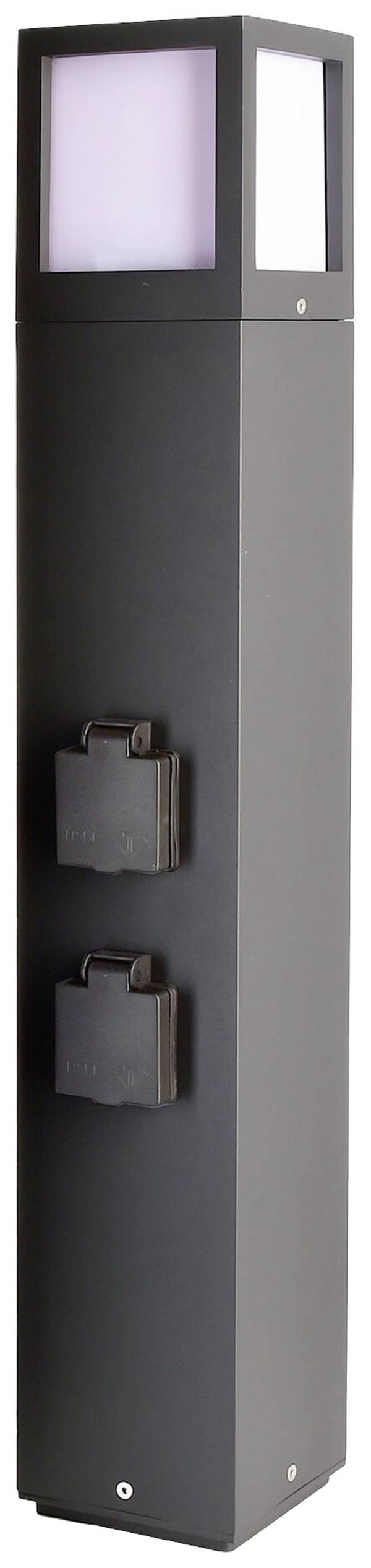 Deko Light 733064 Facado Socket Außenstandleuchte    E27 20 W Dunkelgrau