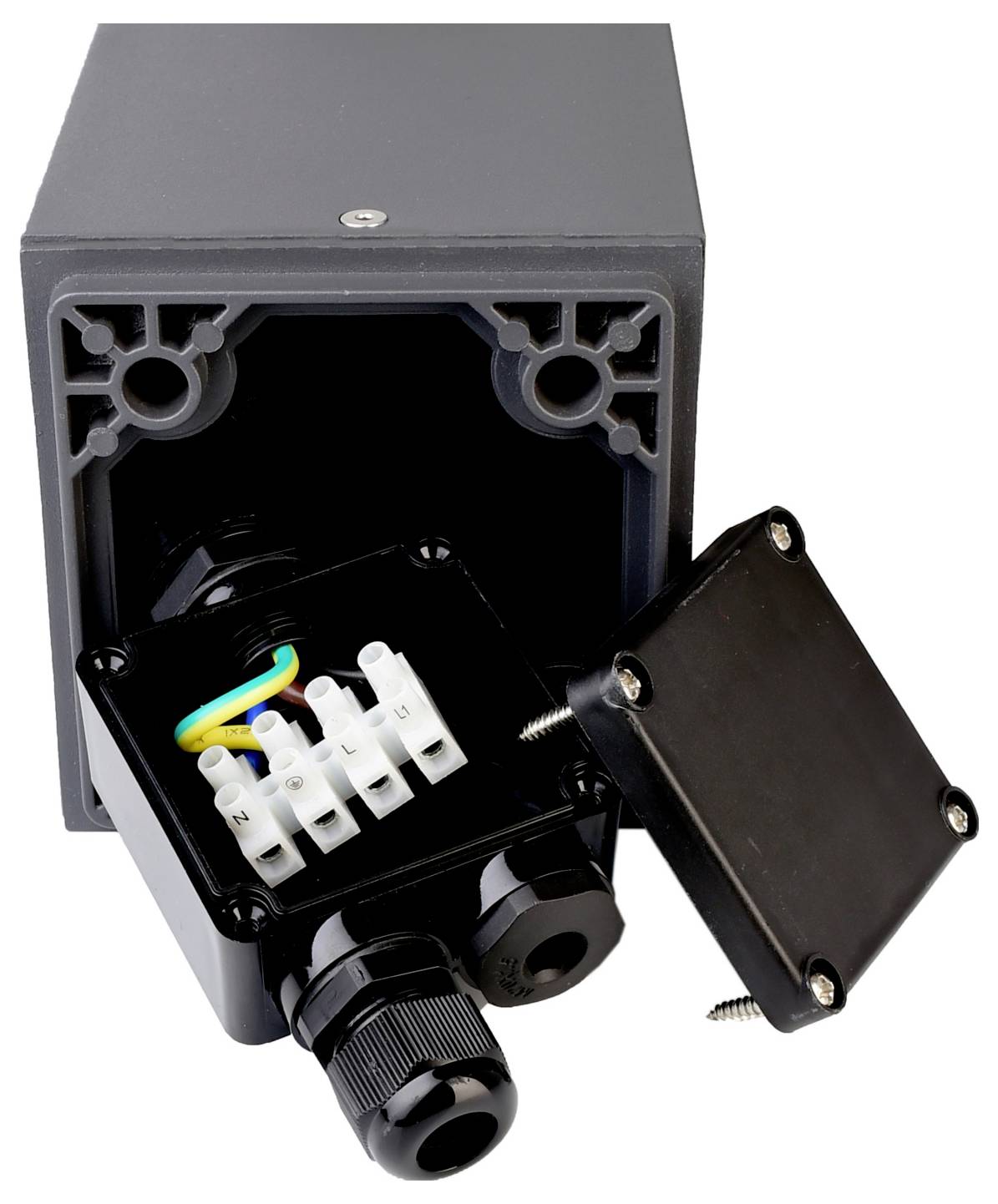 Deko Light 733065 Facado Socket Außenstandleuchte E27 20 W Dunkelgrau-1