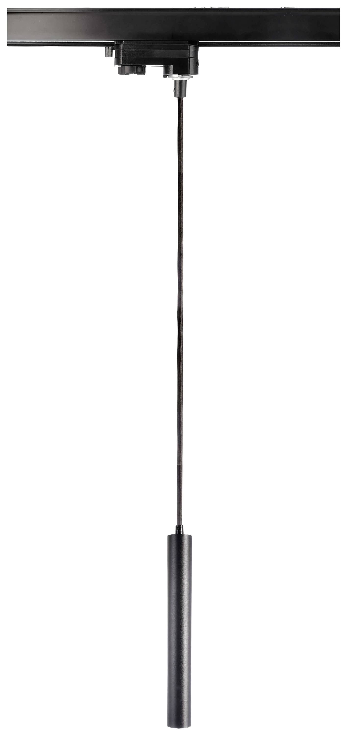 Deko Light Slim Pendelleuchte LED fest eingebaut 5 W LED EEK: E (A - G) Tiefschwarz (RAL 9005)