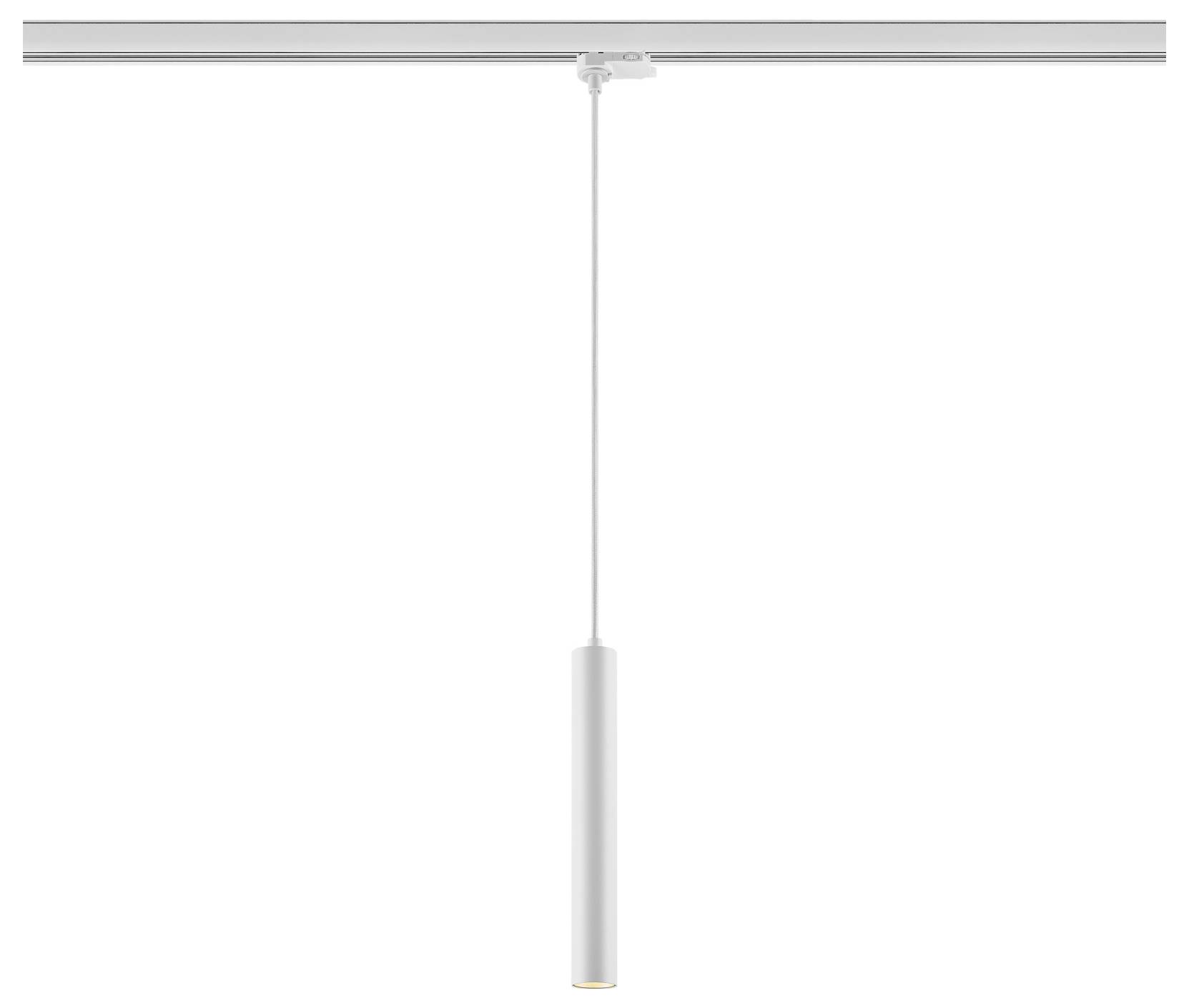 Deko Light Slim Pendelleuchte 3phasig LED fest eingebaut 5 W LED EEK: E (A - G) Verkehrsweiß (RAL 9016)-1