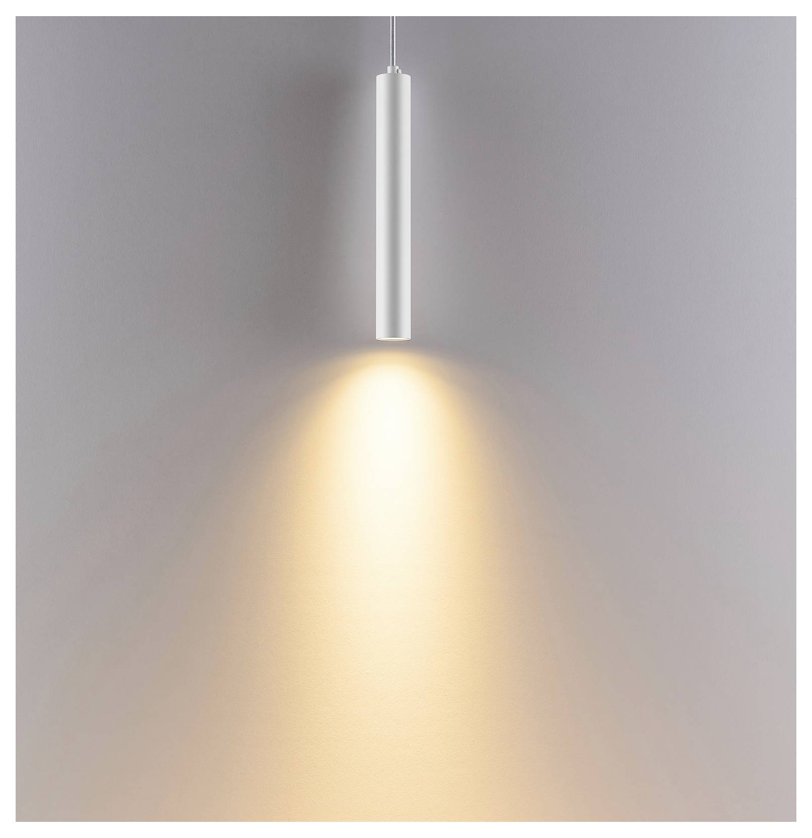 Deko Light Slim Pendelleuchte 3phasig LED fest eingebaut 5 W LED EEK: E (A - G) Verkehrsweiß (RAL 9016)-3