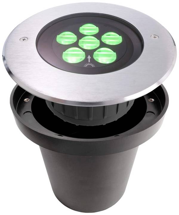 Deko Light Canum 730454 Bodeneinbauleuchte LED fest eingebaut LED   16.90 W Silber