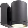 Deko Light Mobby II Single Mobby II Wandaufbauleuchte LED fest eingebaut EEK: G (A - G) 9.90 W LED Schwarz-Grau