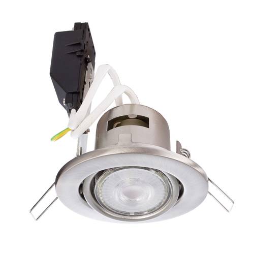 Deko Light Deneb 110016 Deckeneinbauring LED, Halogen GU10 50 W Silber