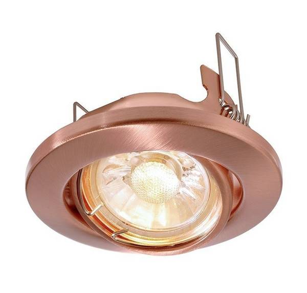 Deko Light Einbauring 89 GU5.3 686867 Deckeneinbauring LED, Halogen GU5.3, MR 16  35 W Kupfer